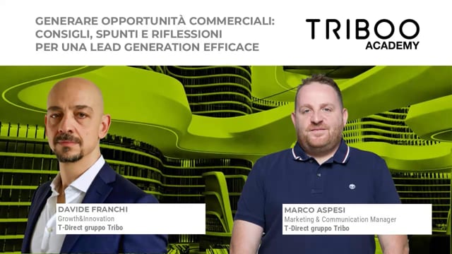 Lead Generation e il brand TRIBOO